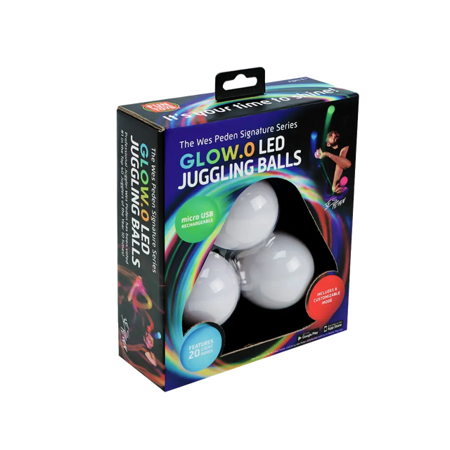 Wes Peden Glow.0 Juggling Balls - Light Flow